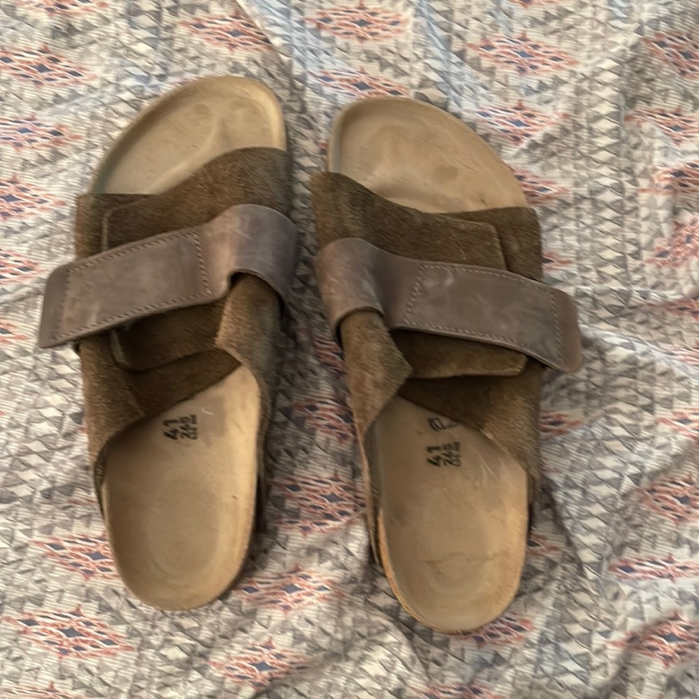 Birkenstock Kyoto size 41 concrete gray